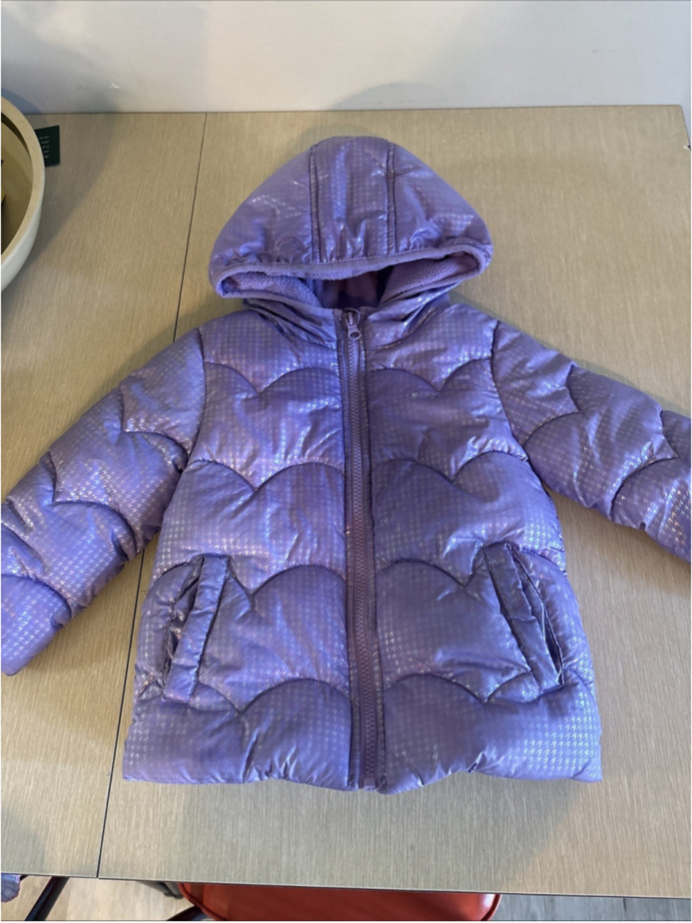 Toddler Weather Tamer Iridescent Purple Fleece Lined Jacket 3T (1189)